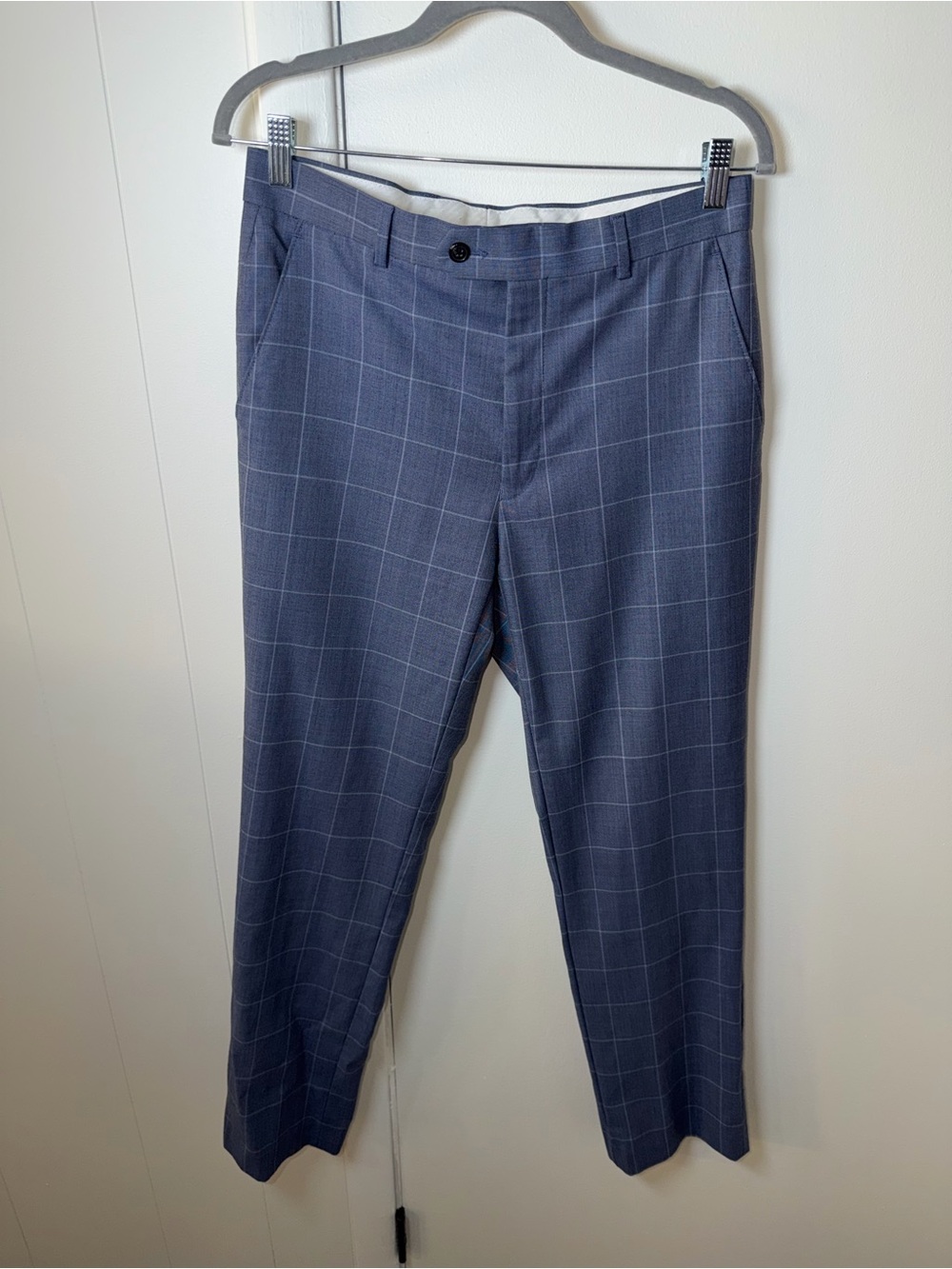 Lauren Ralph Lauren Men’s Dress Pants | Blue‑Gray Check | 31x32 | GUC